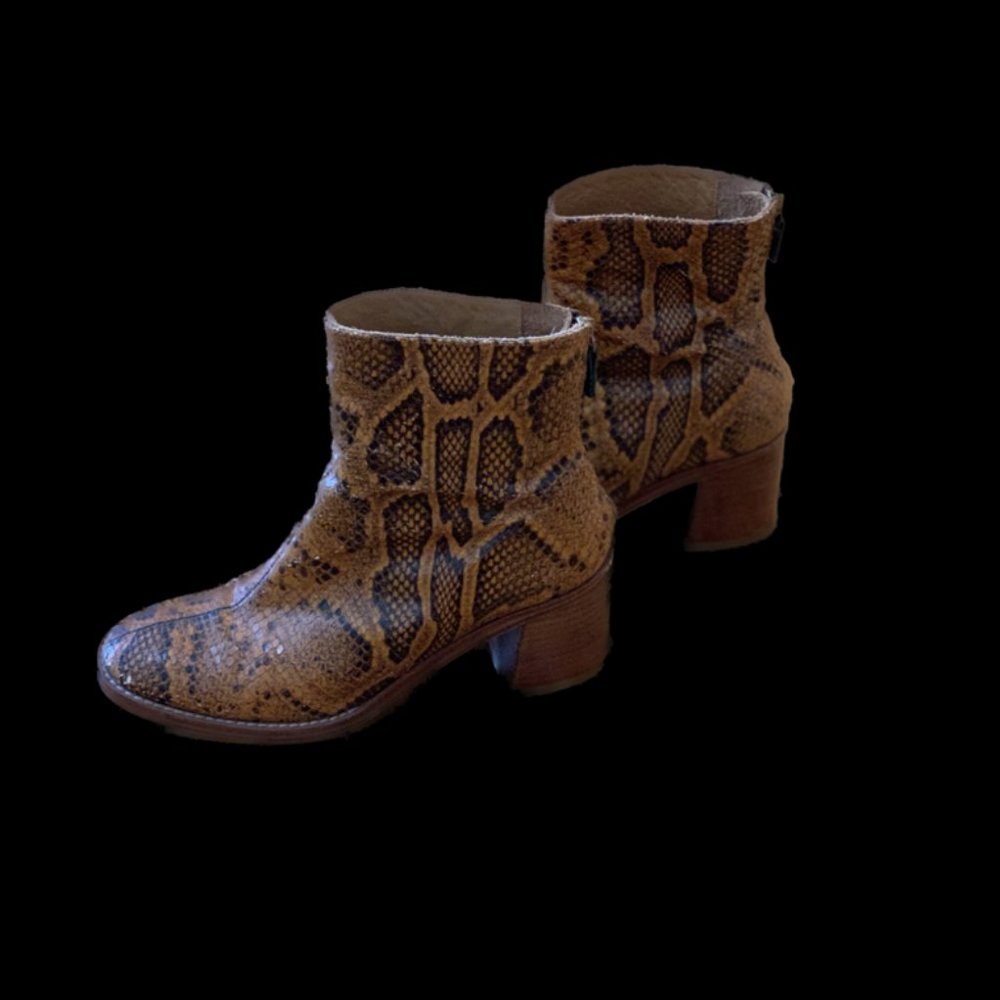 Miista Snake Leather Boots